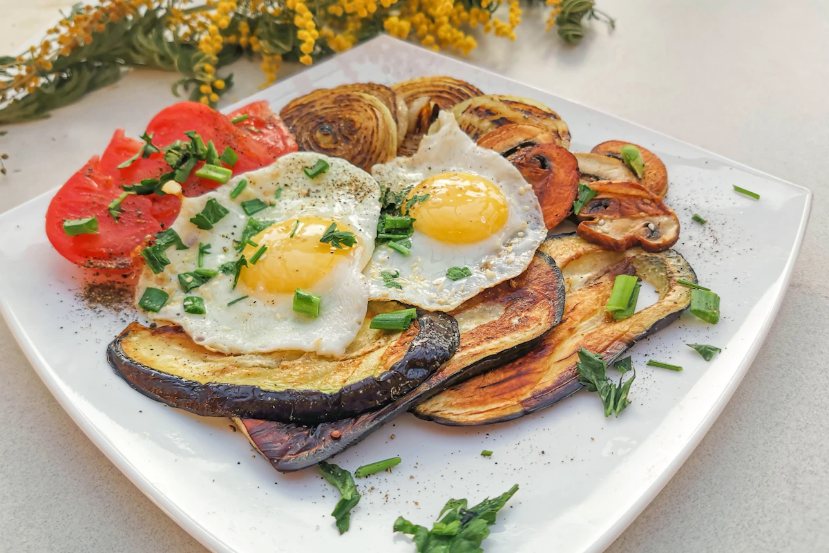 Huevos rotos con jamón ibérico